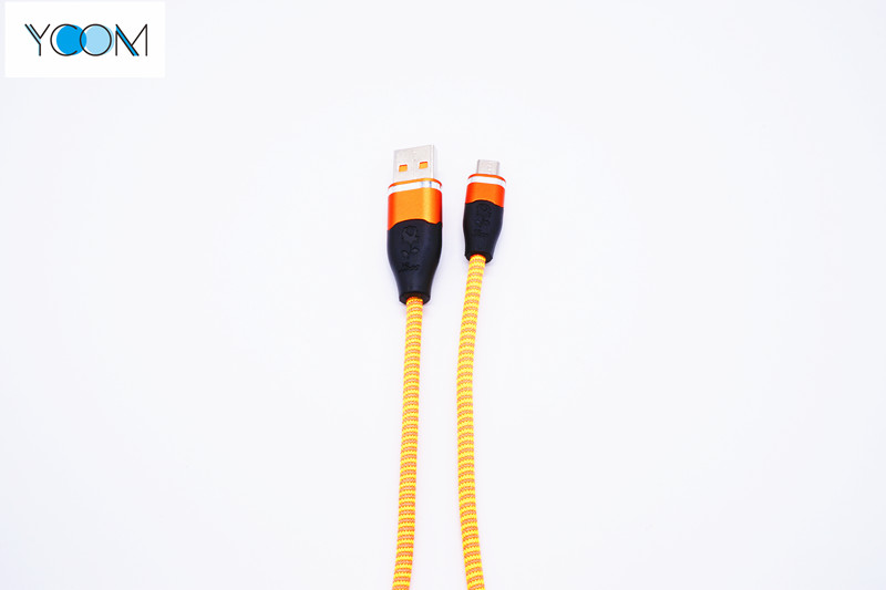 Cable de carga micro USB de alimentación eléctrica de datos USB