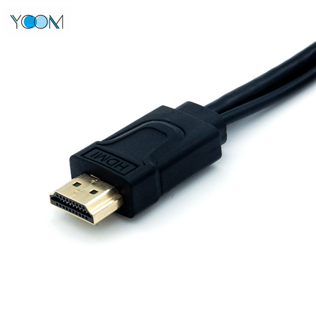 HDMI to VGA Cable with USB Audio