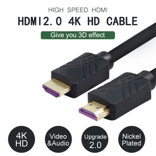 Conectores macho HDMI a macho enchapados en oro