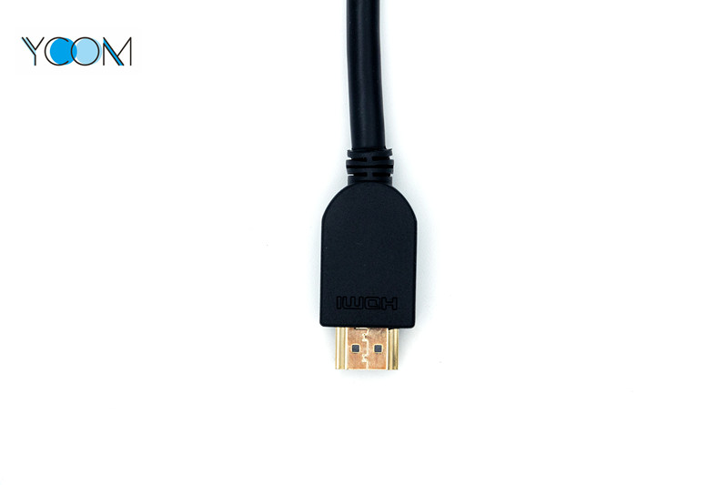 Cable HDMI macho a HDMI macho en ángulo de 90 grados