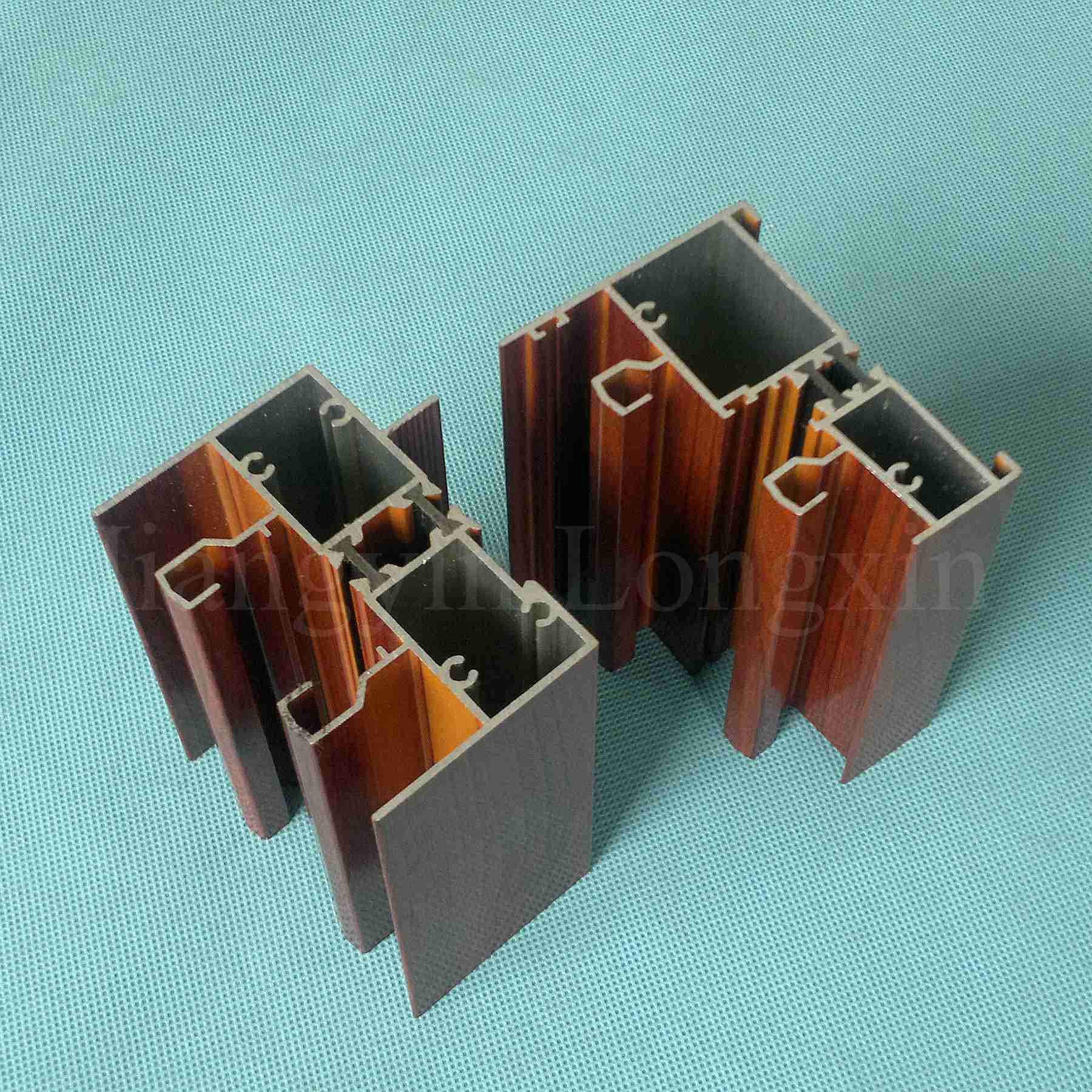 Wooden Print Aluminium Profile for Sliding Window