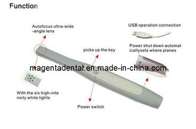 CE Certificated USB 1.3mega Pixel Dental Intraoral Camera