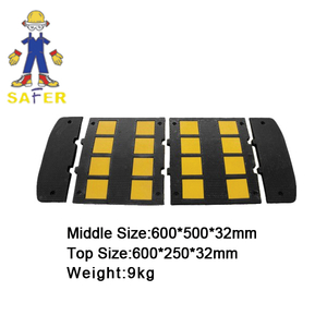 rubber road hump with high density rubber