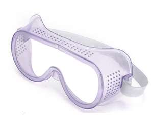 0.7mm PVC multi holes protective safety goggles