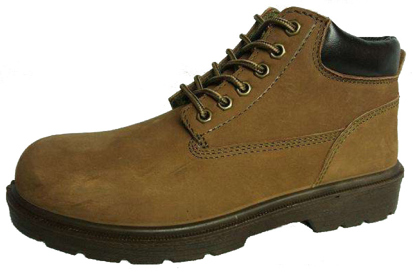 Nubuck safety shoes for working