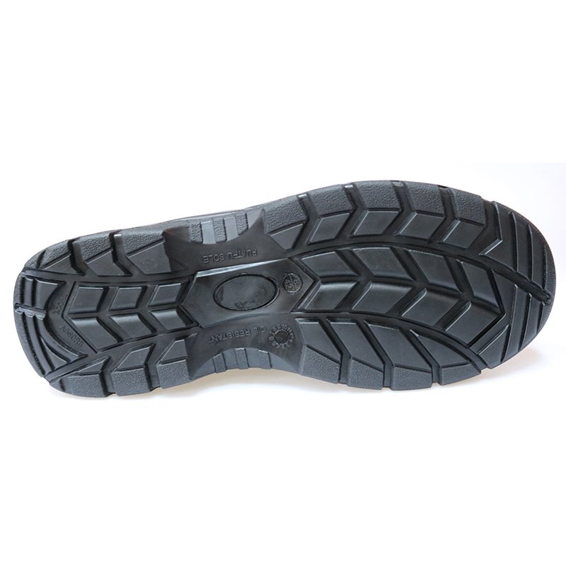 HA5010 split embossed leather no lace fashionable safety shoes