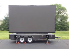 Tipo P6 echado a un lado dual LED de la tracción que hace publicidad del acoplado del carro