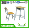 Escritorio y silla (SF-81S) de la escuela de la alta calidad de los muebles de escuela solos