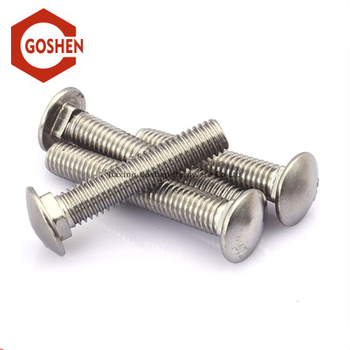 الفولاذ المقاوم للصدأ SS316 A4-70 Din603 النقل الترباس