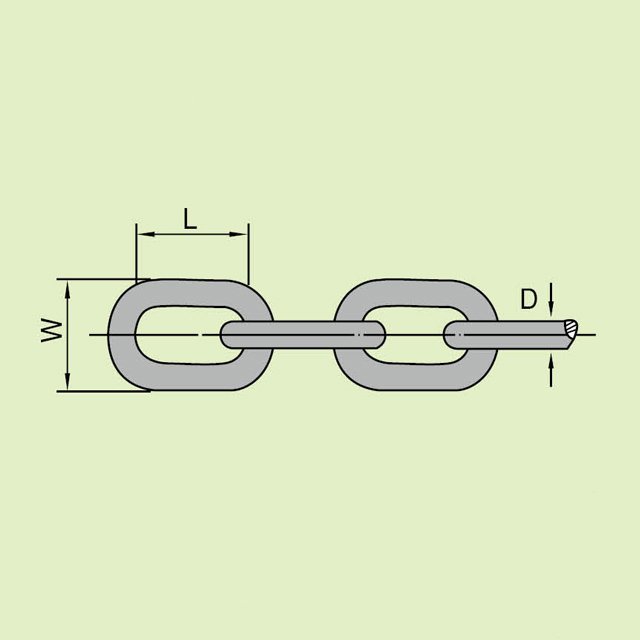 普通的低碳钢扁节链长的扁节链