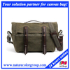 Mens Casual Waxed Canvas Duffle Bag for Traveling