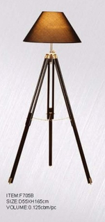 Современный деревянный светильник пола треноги (F705B)