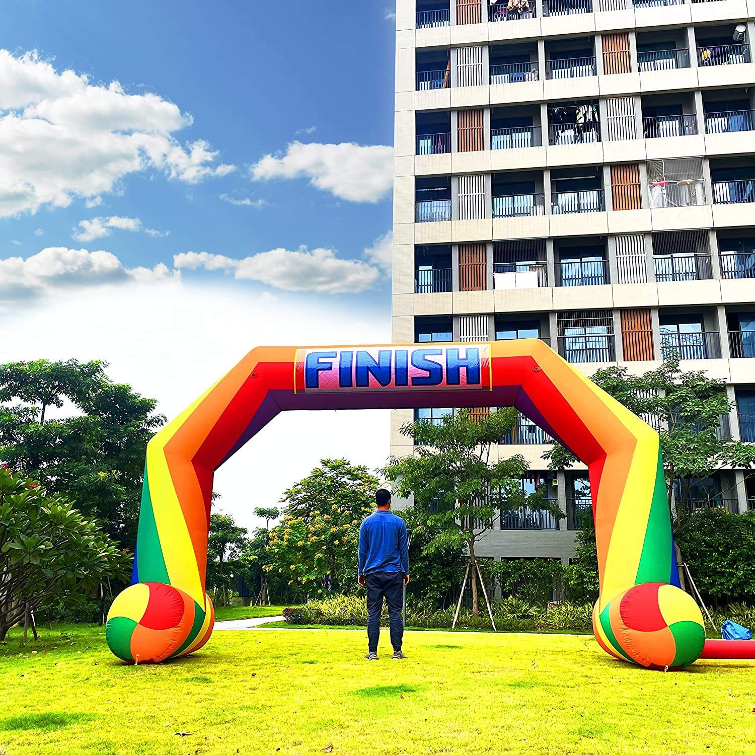 Custom Inflatable Gate Arch Perfect Sports Display and Inflatable Finish Line Arch
