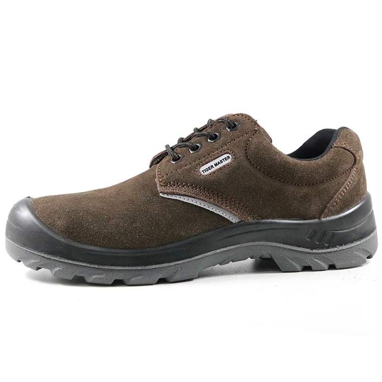 CE Suede Leather Safety Jogger Sole Men Work Shoes Steel Toecap