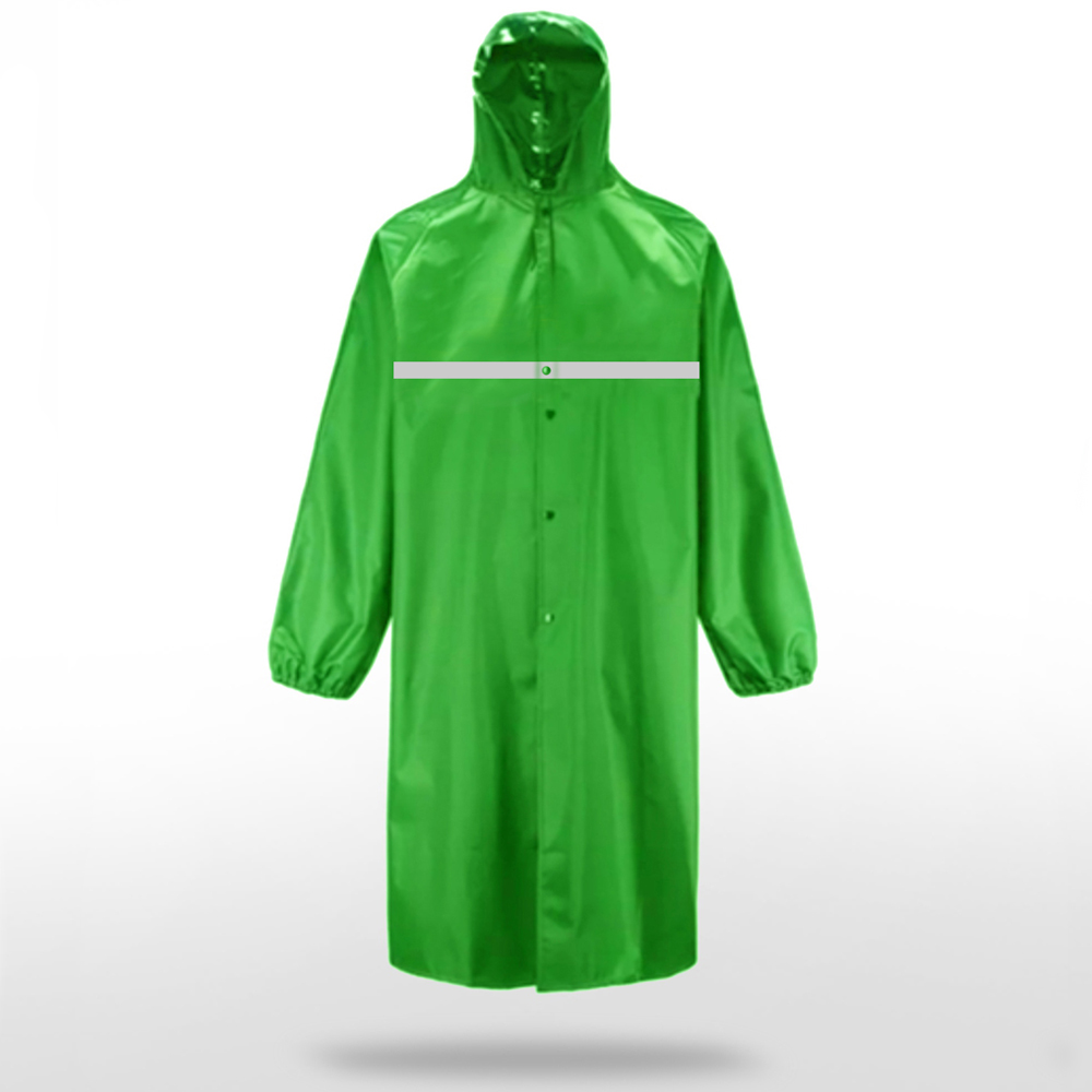 170T Polyester PVC Coating Waterproof Raincoat 