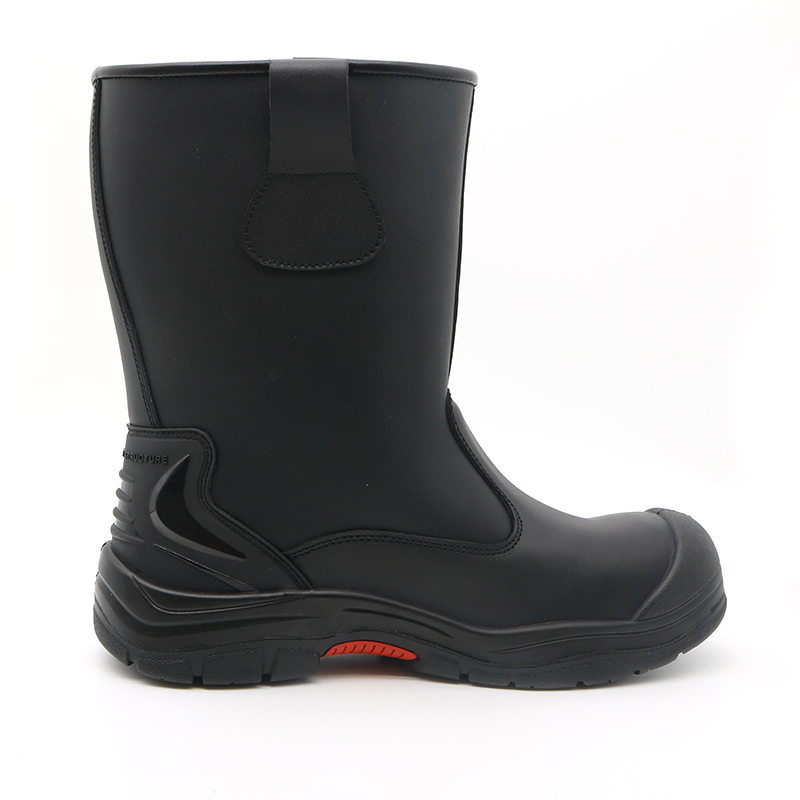 Heat Resistance Pu Rubber Sole Welding Boots Safety Shoes with Composite Toe
