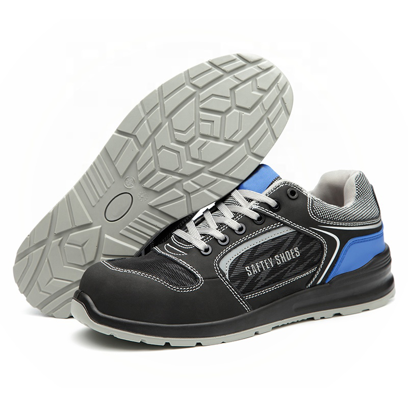Anti Slip PU Sole Lightweight Workshop Safety Shoes Sport
