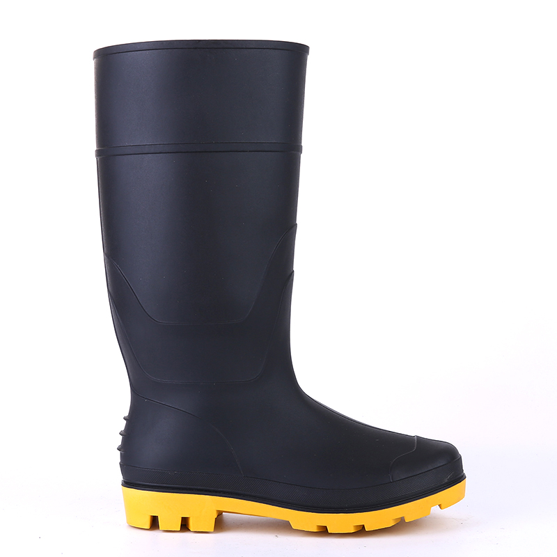 Anti Slip Waterproof Non Safety Pvc Rain Boots