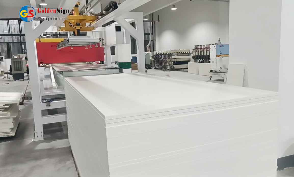 準時交貨的背後-goldensign pvc發泡板