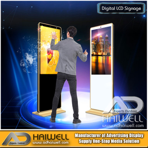 Kiosque de publicité de réseau de Signage de Digital d'affichage d'affichage à cristaux liquides de contact d'Android
