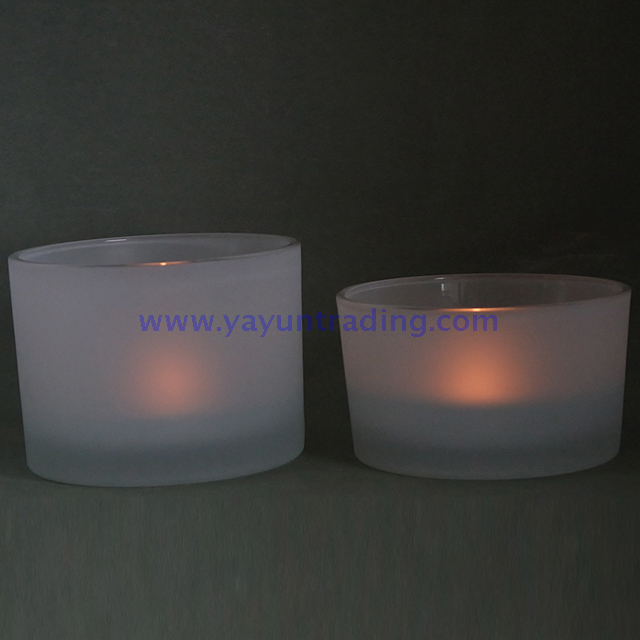  black matte candle glass containers votive candle jars with slate lids