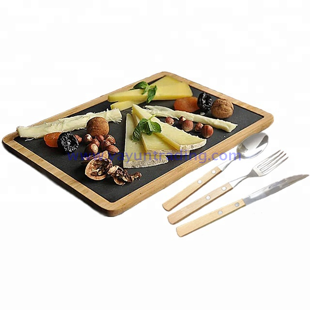 Japanese style home party hotel sushi slate platter 