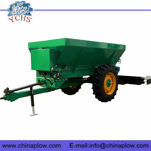 Tractor tow behind manure fertilizer spreader