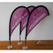 2.5FT tall Mini Table Flag Advertising Tabletop/Desktop Bow Teardrop Advertising Flag Display Banner