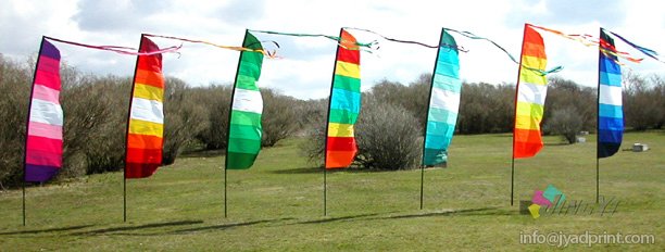 Complete for Sale Home Decoration Flying Pole Garden Flag with print vivid color