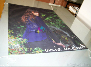 Custom Canvas Fabric Banner, Outdoor Cotton Canvas Fabric Advertising Banner Poster