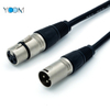 3 Pin Male Plug To Female Microphone Speaker Cable
