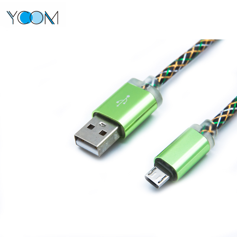 USB Charger Cable with Aluminum Shell for Micro