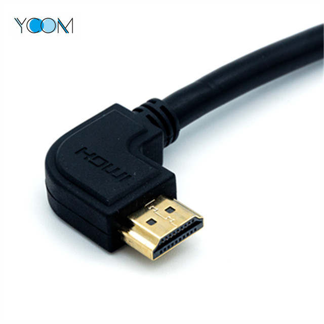 HDMI Male to HDMI Male Angled 90 degree Cable