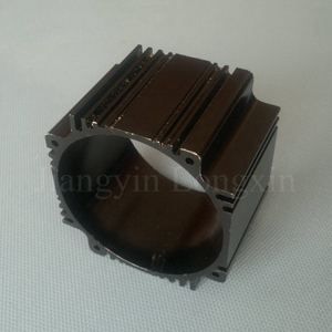 Black Anodized Aluminum Profile as Motor Shell