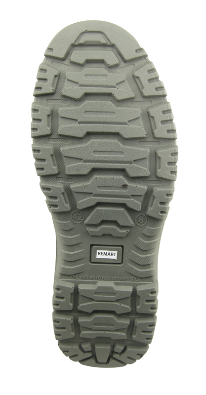 0168 buffalo leather steel toe work shoes for men