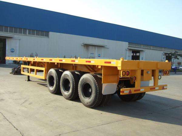 Carro de acoplado barato del envase de la ISO los 20ft los 40ft del precio