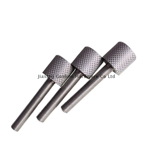 sujetadores de tornillo de pulgar moleteados femeninos del acero inoxidable m6 métrico para los cables de la computadora