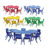 LLDPE Plastic Table and Chair for Preschool/Party Room