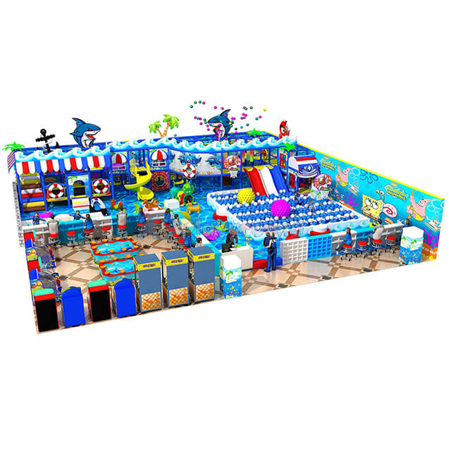 Custom Design Commercial Ocean Themed Indoor Playground Equipment