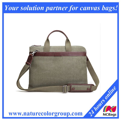 Fashionable Man′s Canvas Laptop Bag