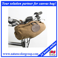 Fashion Leisure Mens Casual Waxed Canvas Bike Bag