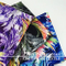 Printed Polyester Fabric with Colorful Leaves Designing