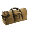 Mens Leisure Waxed Canvas Duffle Bag for Traveling and Hiking