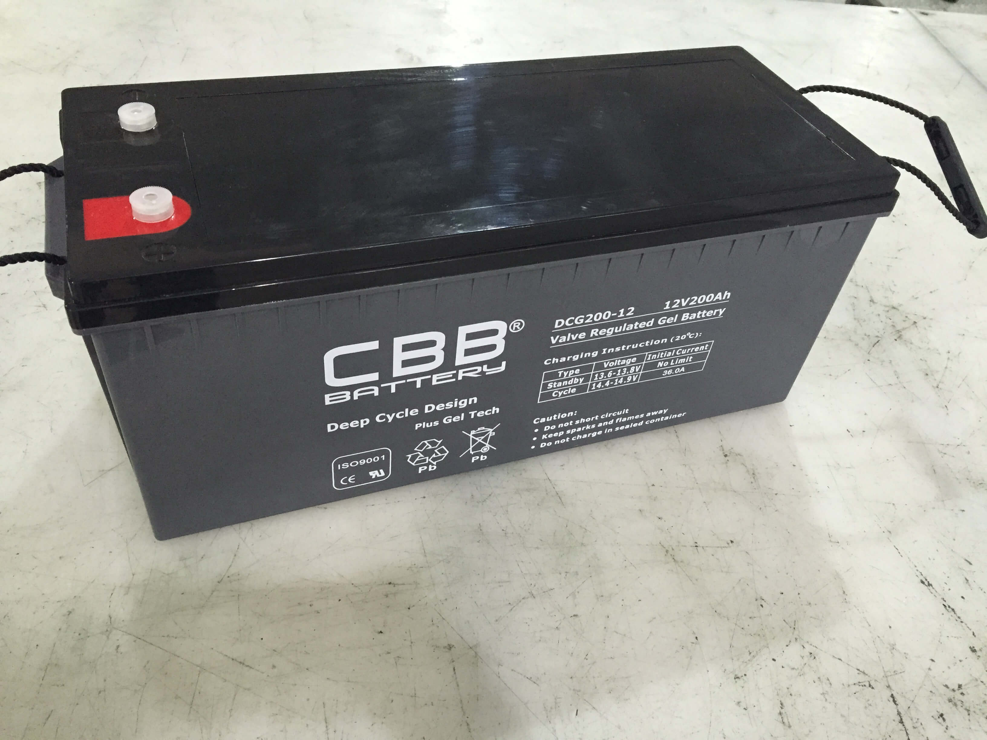 CBB® DCG200-12 Deep Cycle Gel Battery 
