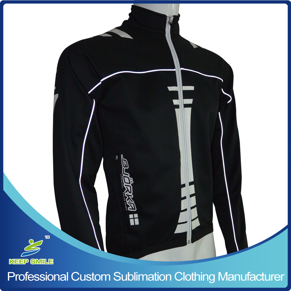 Reflective Piping Cycling Apprel Jacket for Cycling Wear Buy cycling