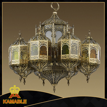 Hotel Arabic style brass chandelier (009)