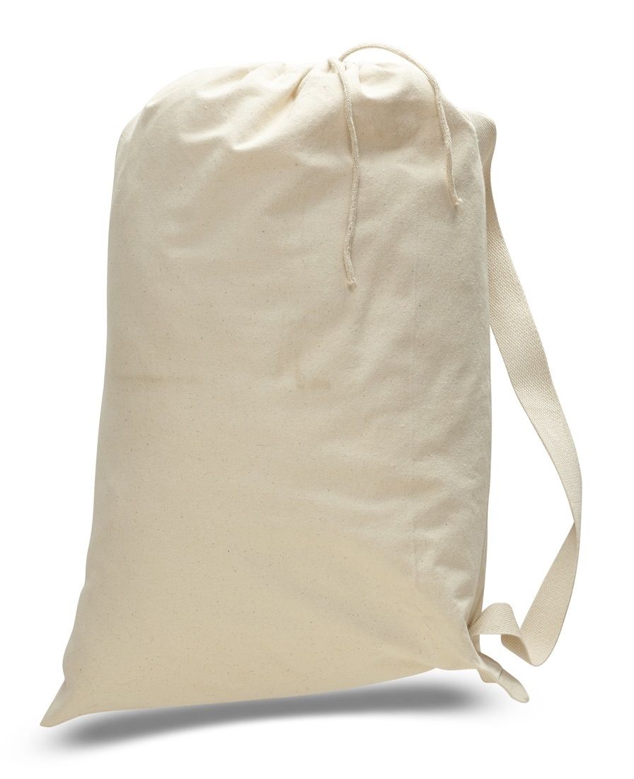 Heavy Duty Durable Natural Cotton Canvas Laundry Bag
