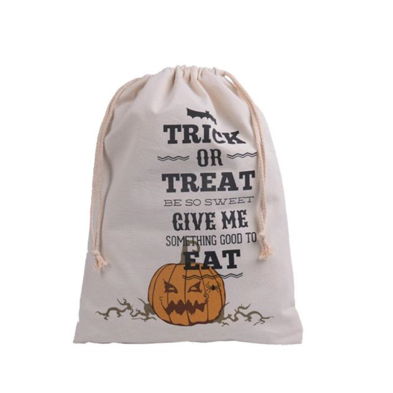 Halloween Sack Hessian Stocking Candy Bag Children Gifts Christmas