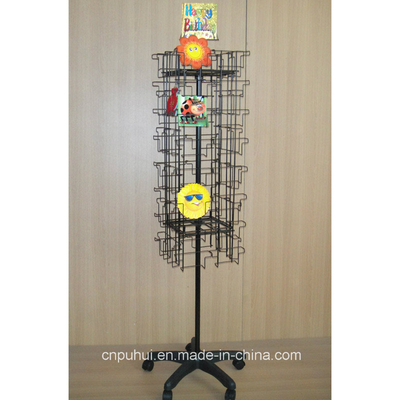 Four Sides Floor Standing Card Spinning Display (PHY2014)