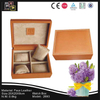 PU leather brown 4 watches watches case